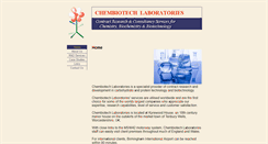 Desktop Screenshot of chembiotech.co.uk